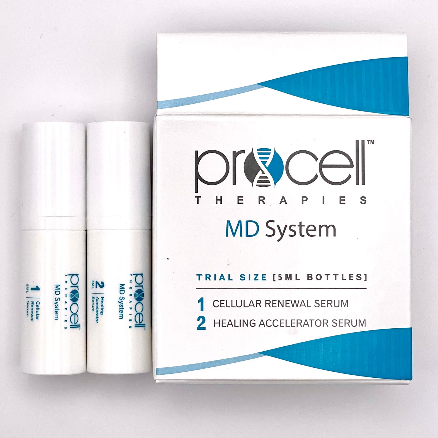 ProCell MD Aftercare Cellular Renewal Serums Step 1 & Step 2 5 Boxes (5 week supply)