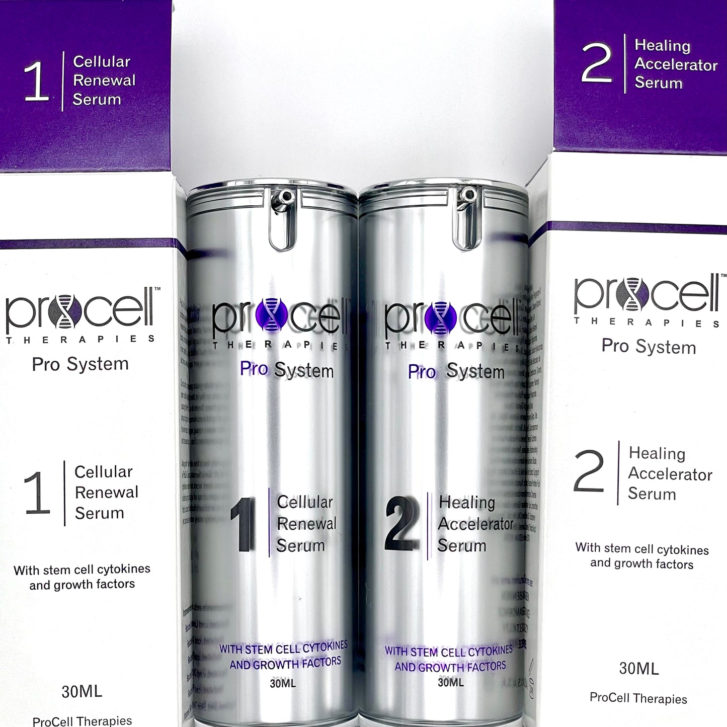 ProCell PRO Aftercare Cellular Renewal Serum Step 1 & Step 2 (Full Size)