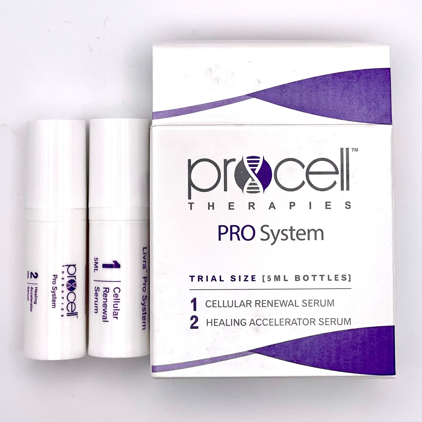 ProCell PRO Aftercare Cellular Renewal Serum Step 1 & Step 2 5 Boxes (5 week supply)
